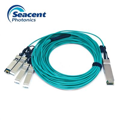 Los cables ópticos activos multi-modo AOC de 40G QSFP+ a 4x10G SFP+