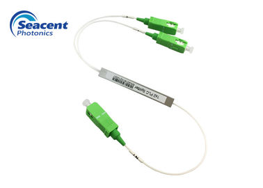 Tipo planar del divisor 1x2 del circuito de la onda luminosa del PLC con los conectores del SC APC