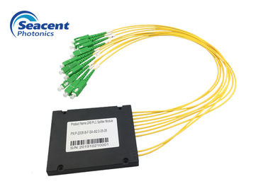 Tipo del conector del SC APC del divisor del PLC del casete de FTTH FTTB FTTX PON 2X8