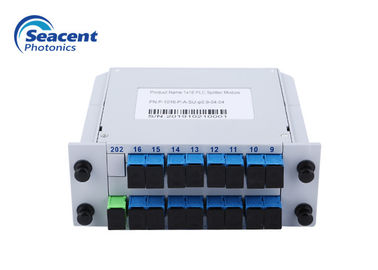 El divisor del Plc 1x16 del diseño compacto 0.9m m los 0.5m tapa en divisor de la fibra de FTTH