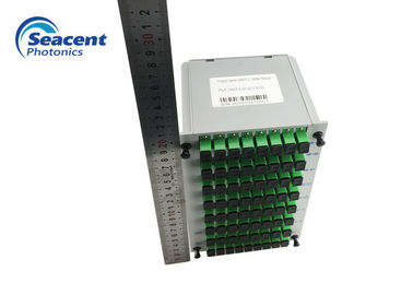 tipo de la inserción del divisor del PLC del casete de 1x64 0.9m m los 0.5m pérdida 17,1 de inserción del DB