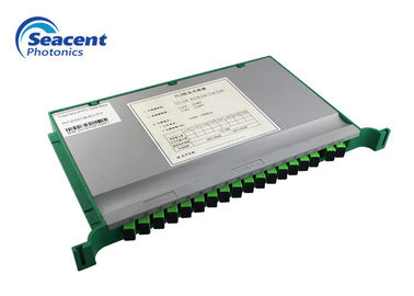 Tipo tipo diseño compacto de la bandeja de la fibra óptica de la bandeja del divisor del PLC de 2x16 0.9m m