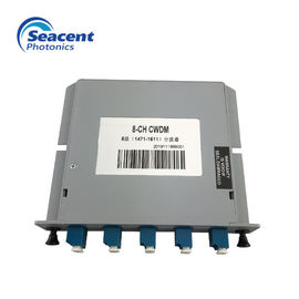 Fibra óptica profesional CWDM Mux Demux 8 canales con 1270~1610nm