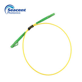 Cordón de remiendo a una cara de la fibra óptica del LC LC, polaco de APC del cordón de remiendo de MM50/125 Om3