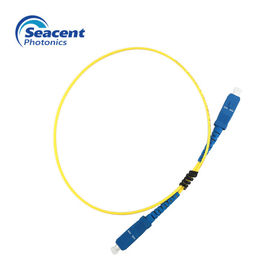 Cordón de remiendo de la fibra óptica del UPC, SC a una cara del solo modo al puente de la fibra del SC