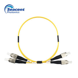 Modo a dos caras los 0.5m del cordón de remiendo solo 0.9m m con el tipo del conector del SC LC FC del ST