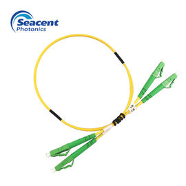 Cordón de remiendo a dos caras de la fibra óptica del solo modo LC a resistente de alta temperatura del LC