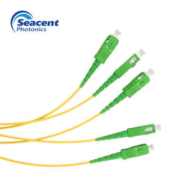 Polaco de fibra óptica a una cara del conector APC/UPC de la coleta FC/SC/LC/ST del solo modo