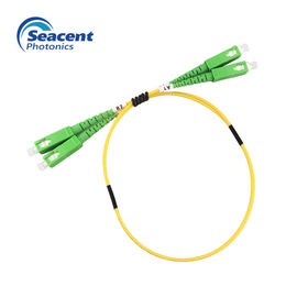 Sc al duplex los 0.5m del solo modo del cordón de remiendo de la fibra óptica del Sc APC el 1.0m el 1.5m