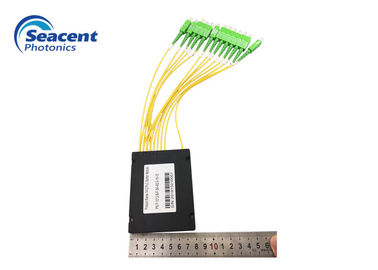 el módulo del divisor del PLC del ABS 1x12 para las redes ópticas pasivas ató con alambre Internet de la TV