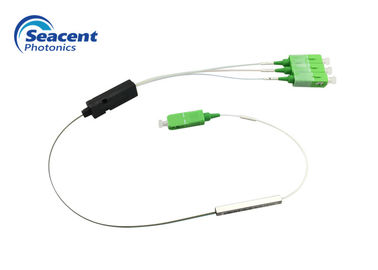 tipo divisor del audio de la fibra óptica de la pérdida del divisor de la rama 1x3/de alto retorno del PLC