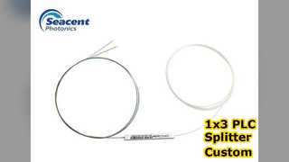 Divisor PLC 1x3 fibra desnuda de 1m personalizada