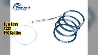 Red de fibra óptica de baja pérdida con divisor PLC 1x32